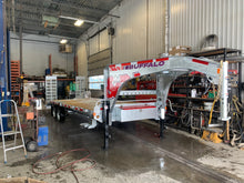 Charger l'image dans la galerie, Plateforme Gooseneck Buffalo Jr 20' + 4' 20,000lbs #1067